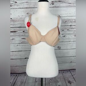Spanx SheerFlex Fit to You Bra XL A-C nude smoothing spacer cups